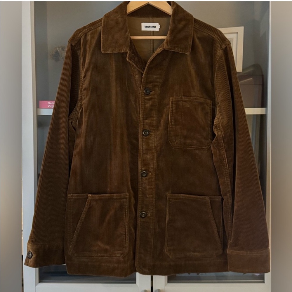 Taylor Stitch Ojai Corduroy Chore Jacket in Rust Color, Size M/L